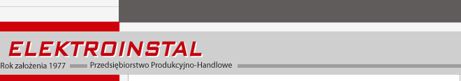 Elektroinstal - Przedsibiorstwo produkcyjno-handlowe